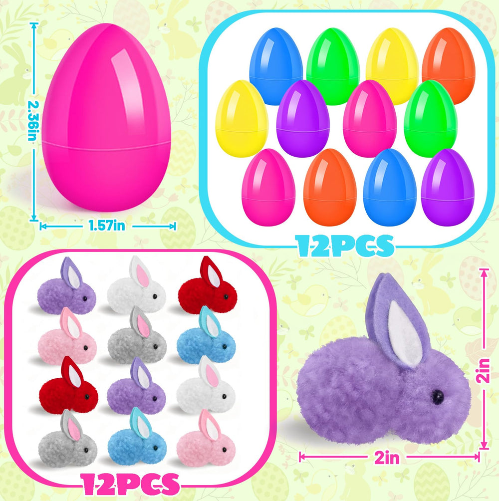 Voiiake bunny plush inside an egg, soft and gift-ready