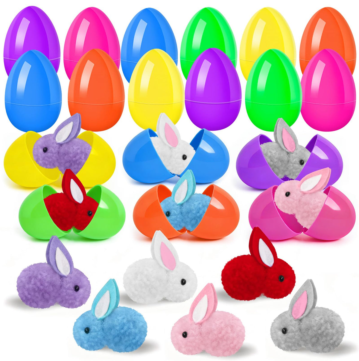 Voiiake Easter egg fillers: prefilled eggs ready for quick gifting