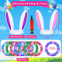 Voiiake pump for inflatable bunny ears, quick setup for Easter play.