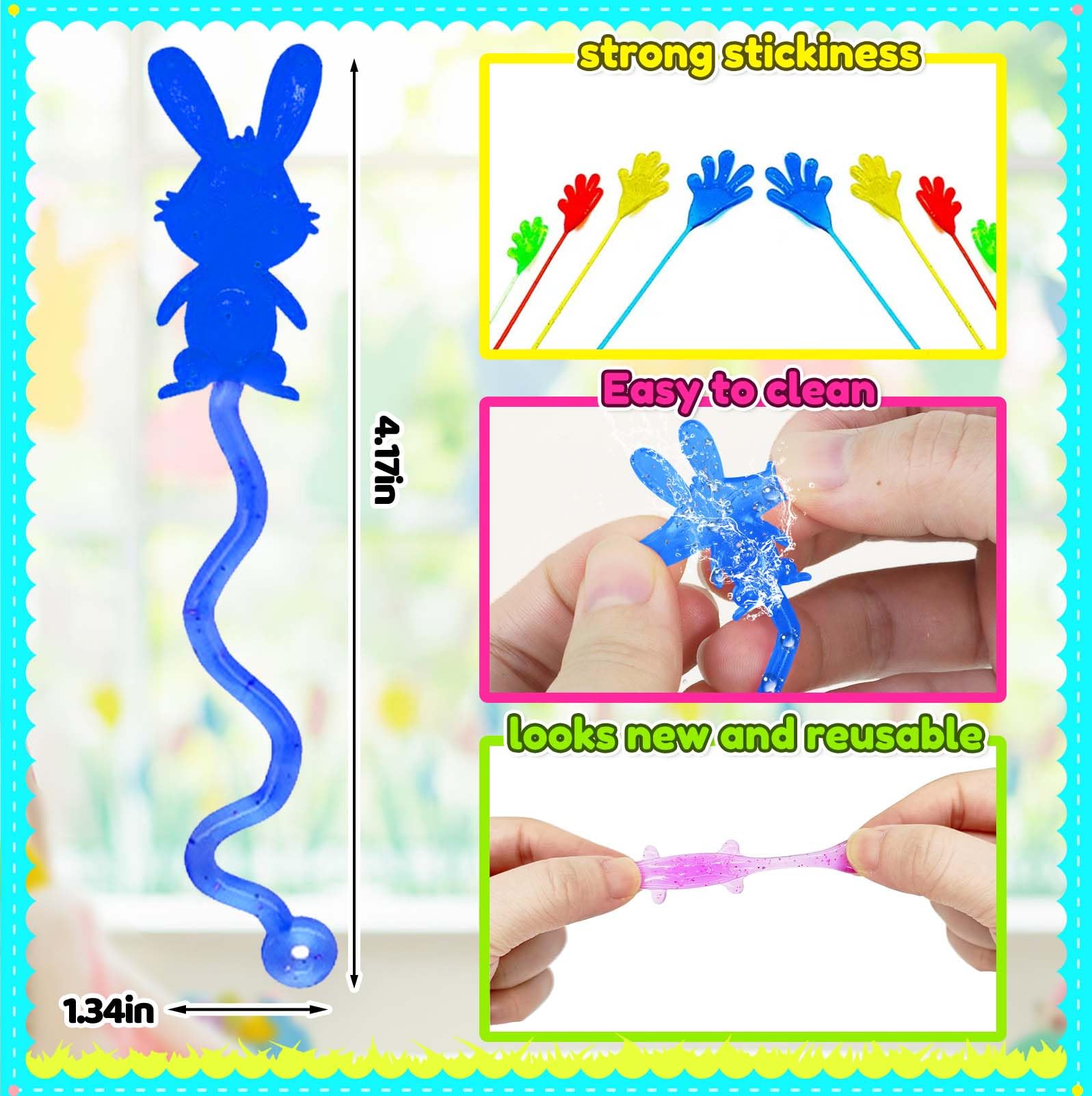 Voiiake soft safe materials make these Easter toys kid friendly.
