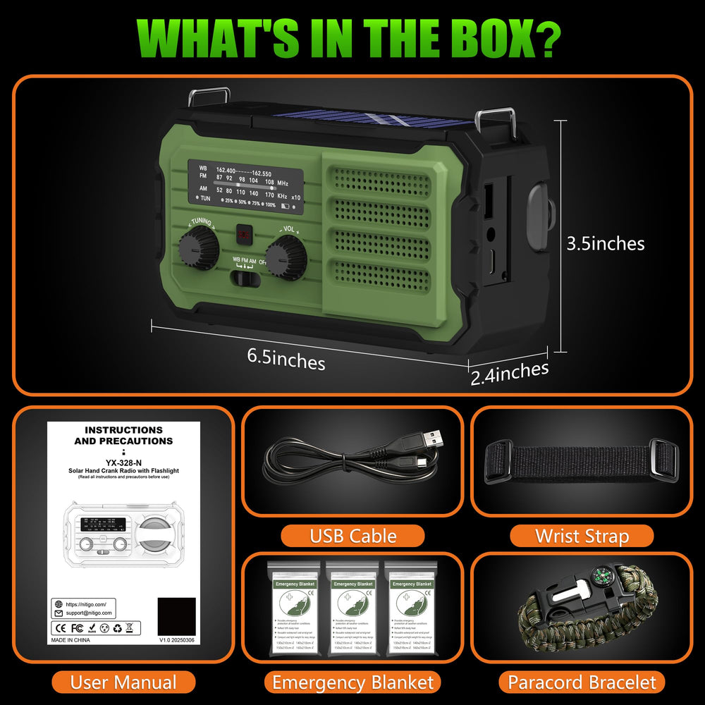 Vokida family outdoor gift kit supports preparedness for emergencies.