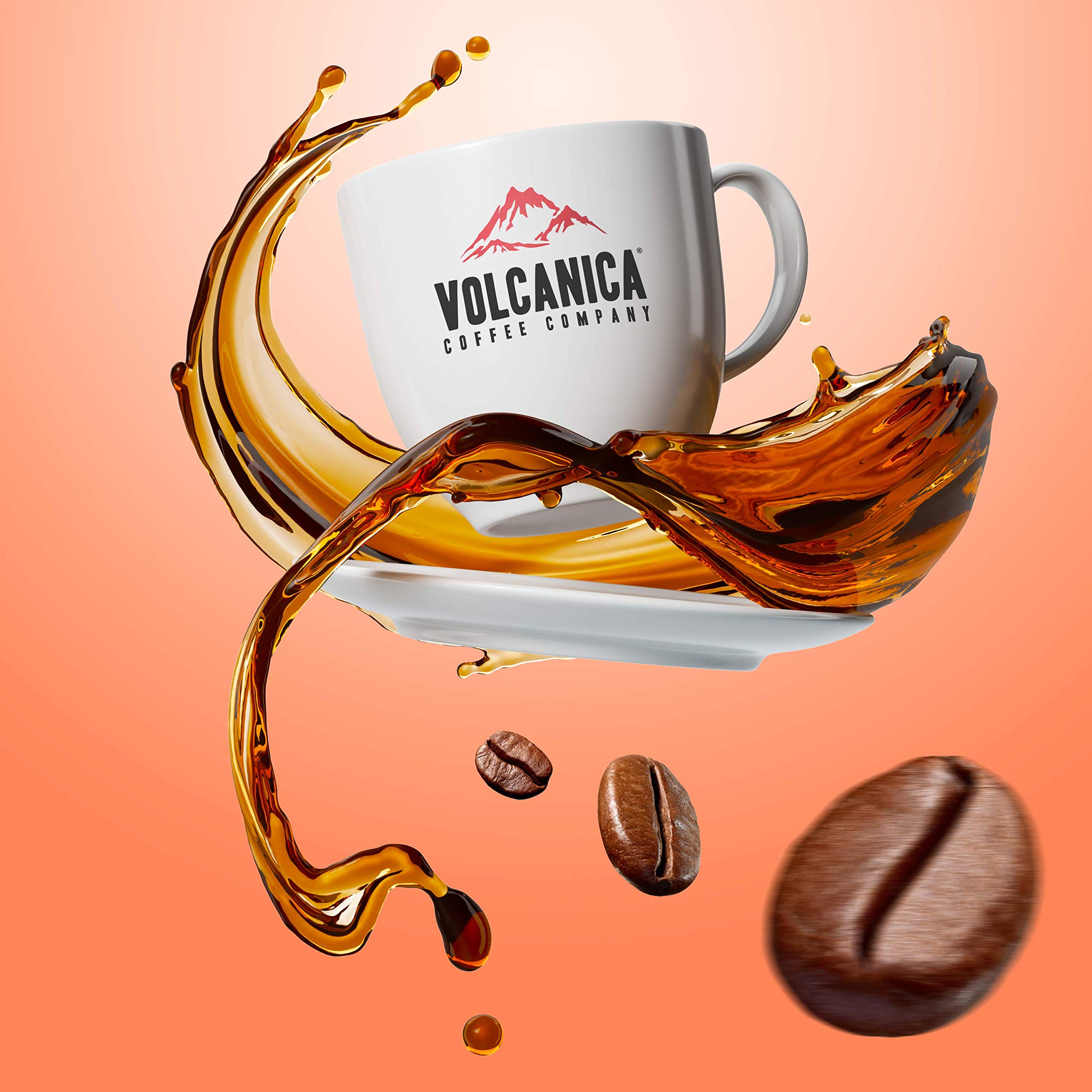 Volcanica Coffee fresh-roasted packaging preserves aroma and flavor