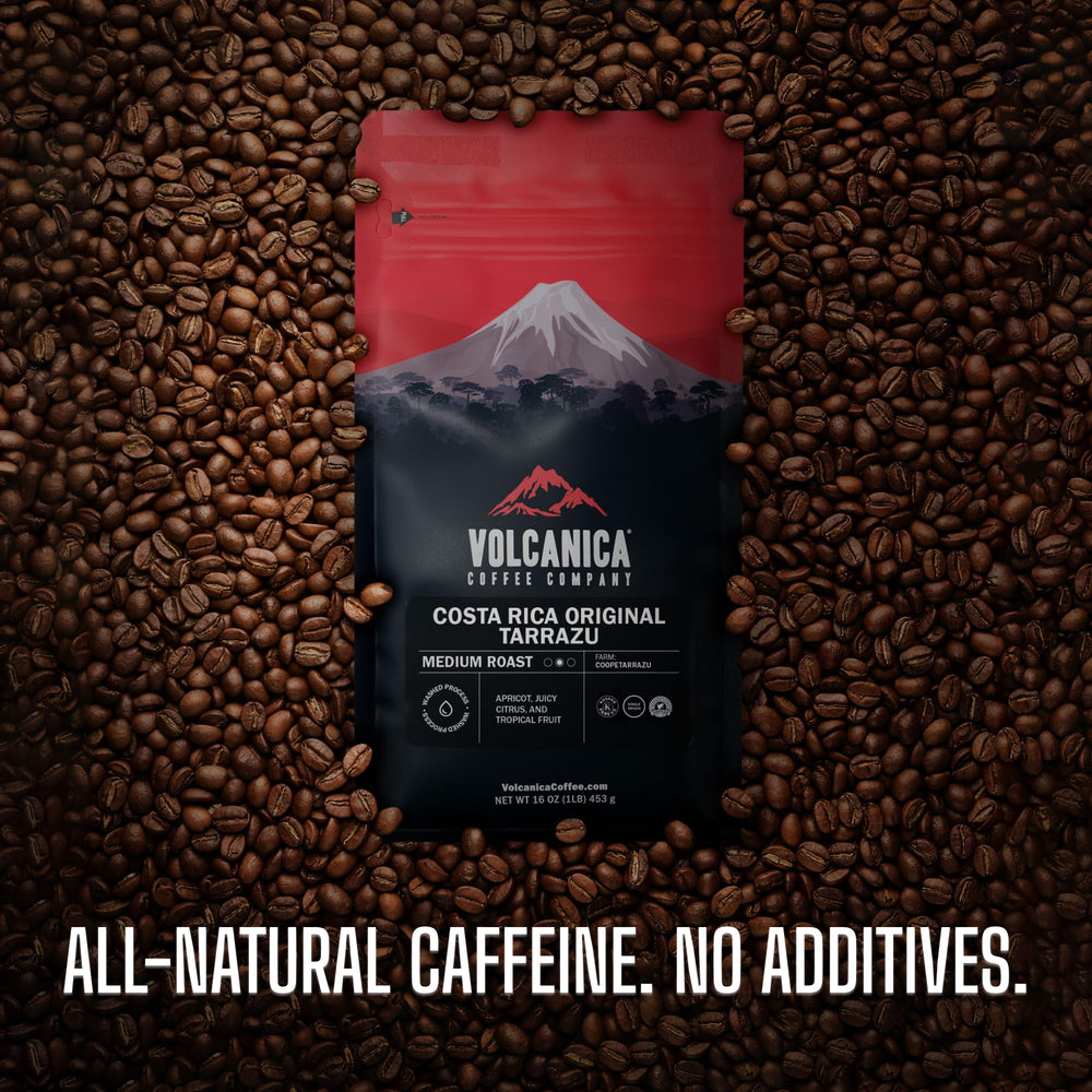 Volcanica Low Acid Roasting Process image illustrating precise heat