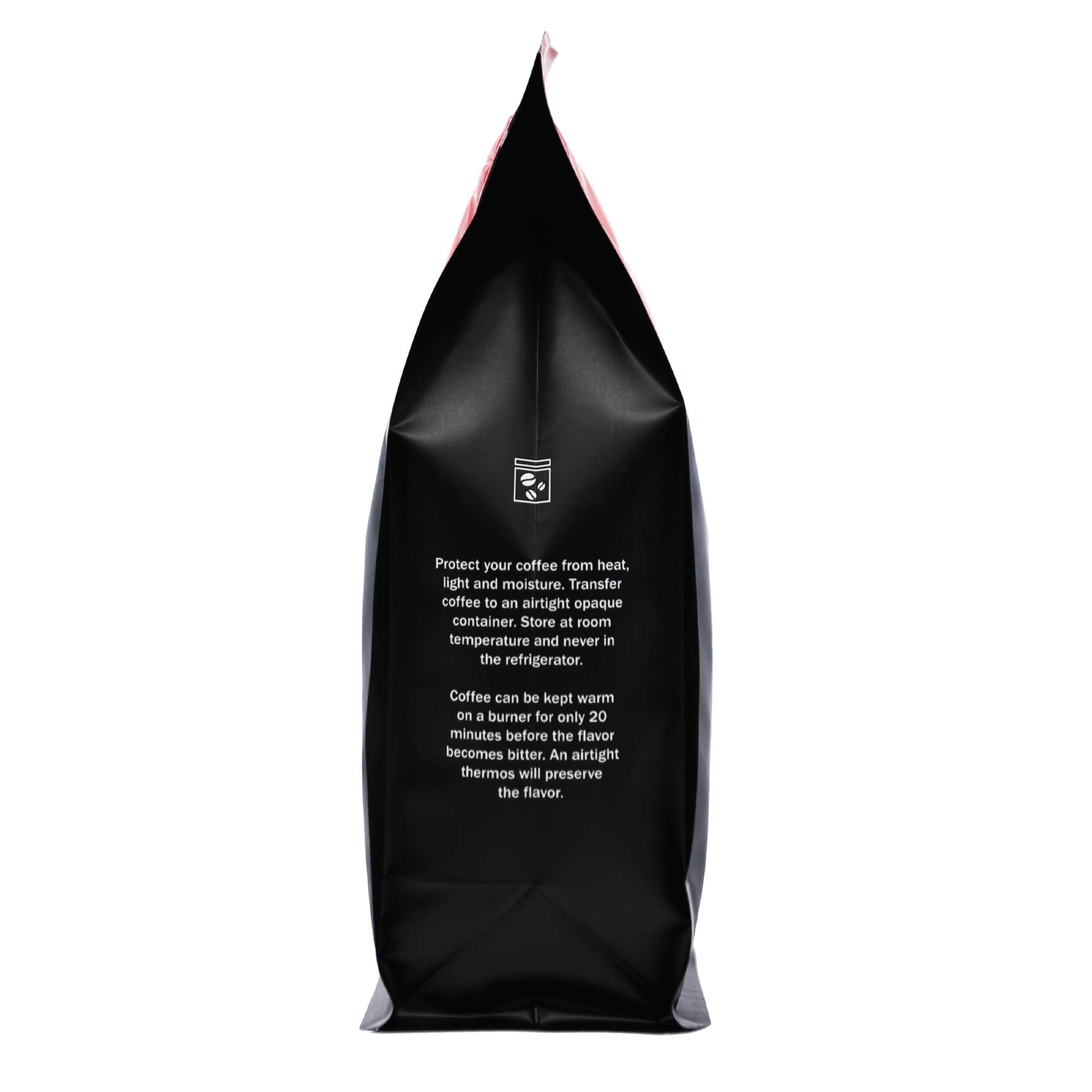 Volcanica Tanzania Peaberry grind-ready setup suggests versatile brewing.