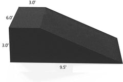 Volcano Cork Yoga Block used for heel-elevated squats with non-slip grip.