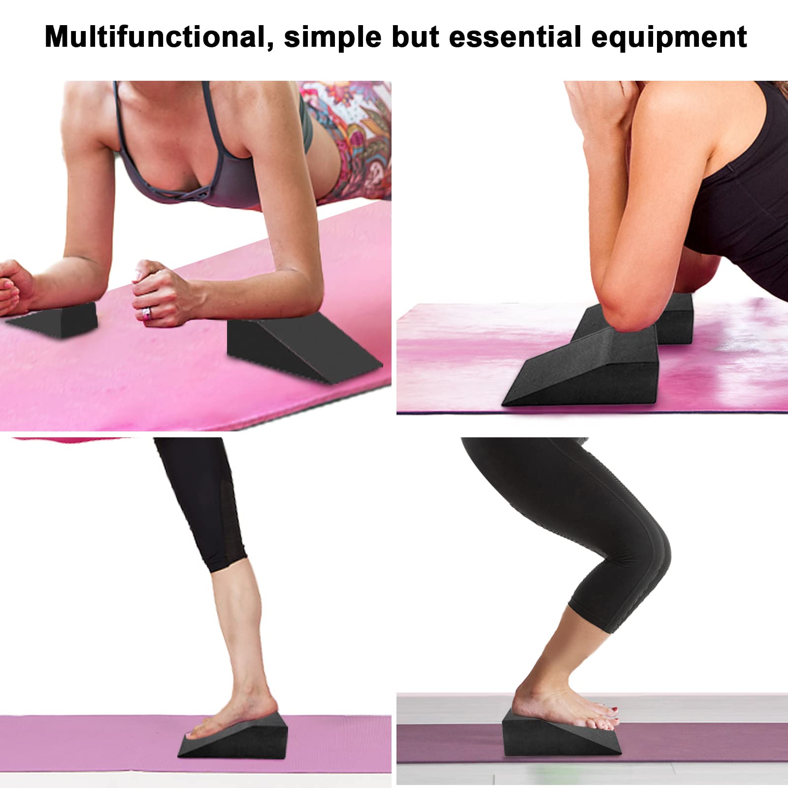 Volcano Cork Yoga Block doubles as a push-up board with wrist-friendly angle.