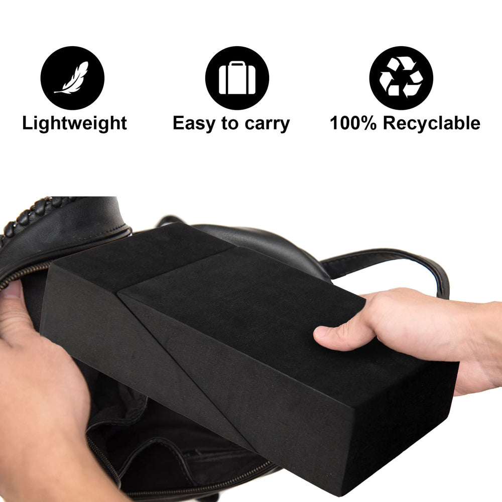 Volcano Cork Yoga Block portable design fits a gym bag and travel.