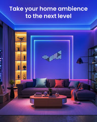 Volivo LED Strip Lights app control interface with Bluetooth for easy customization
