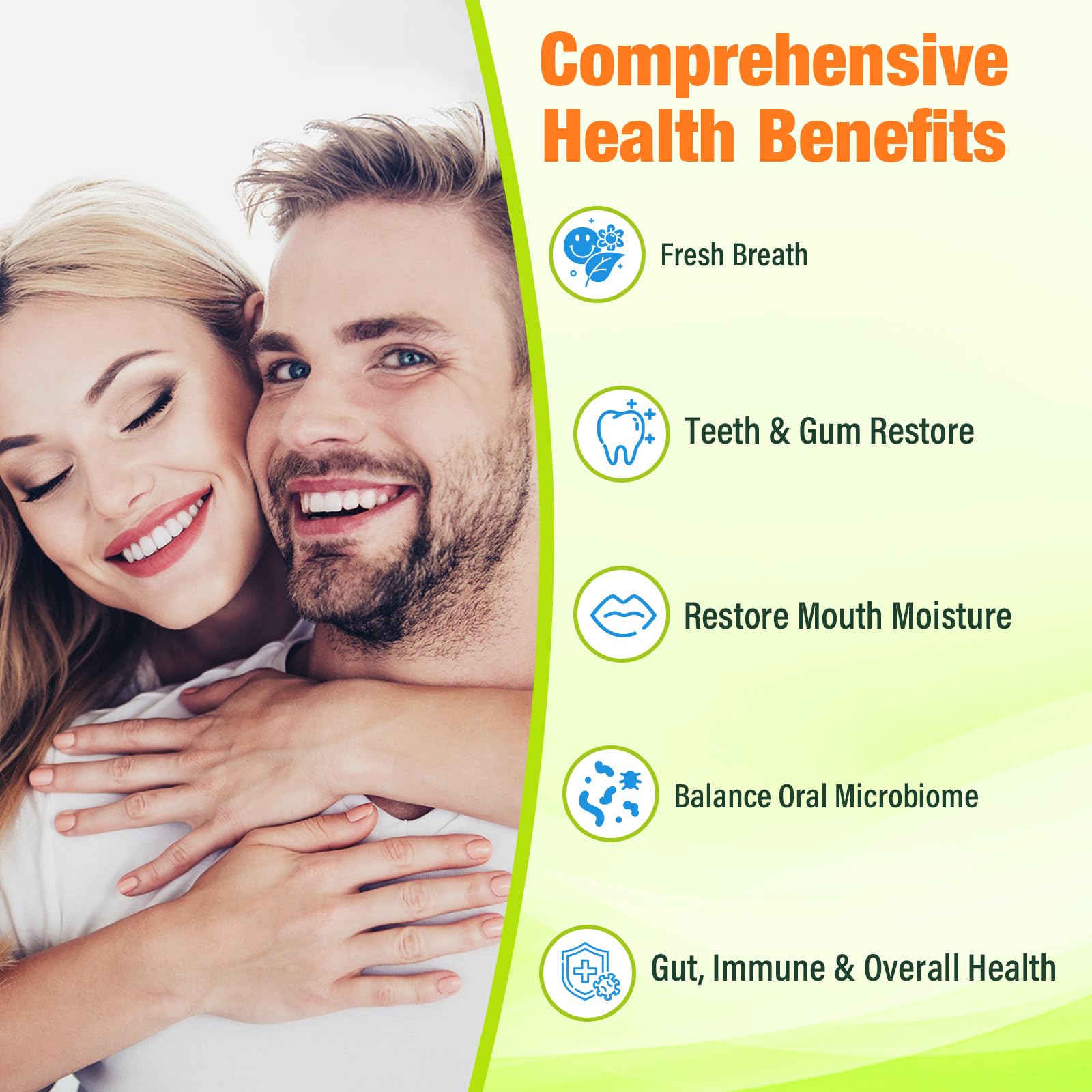 Voltexim gum-renew blend close-up with CoQ10 and hyaluronic acid