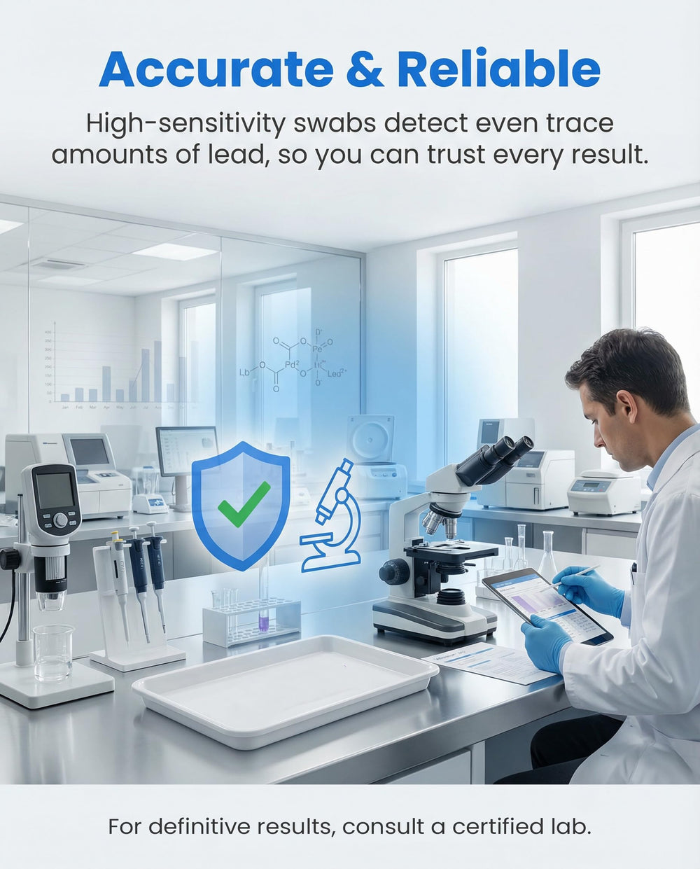 Voltrish lead test kit ceramics testing demonstrates versatile surfaces