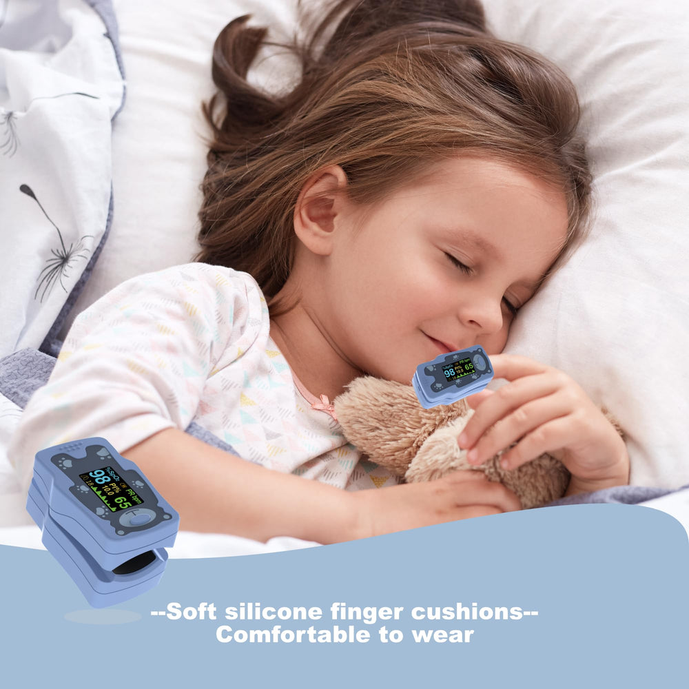 VOLUETH oximeter provides fast readings for on-the-go monitoring.