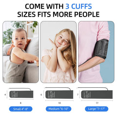 VOLUETH BP cuff medium 6-10in fits children and adults for family health