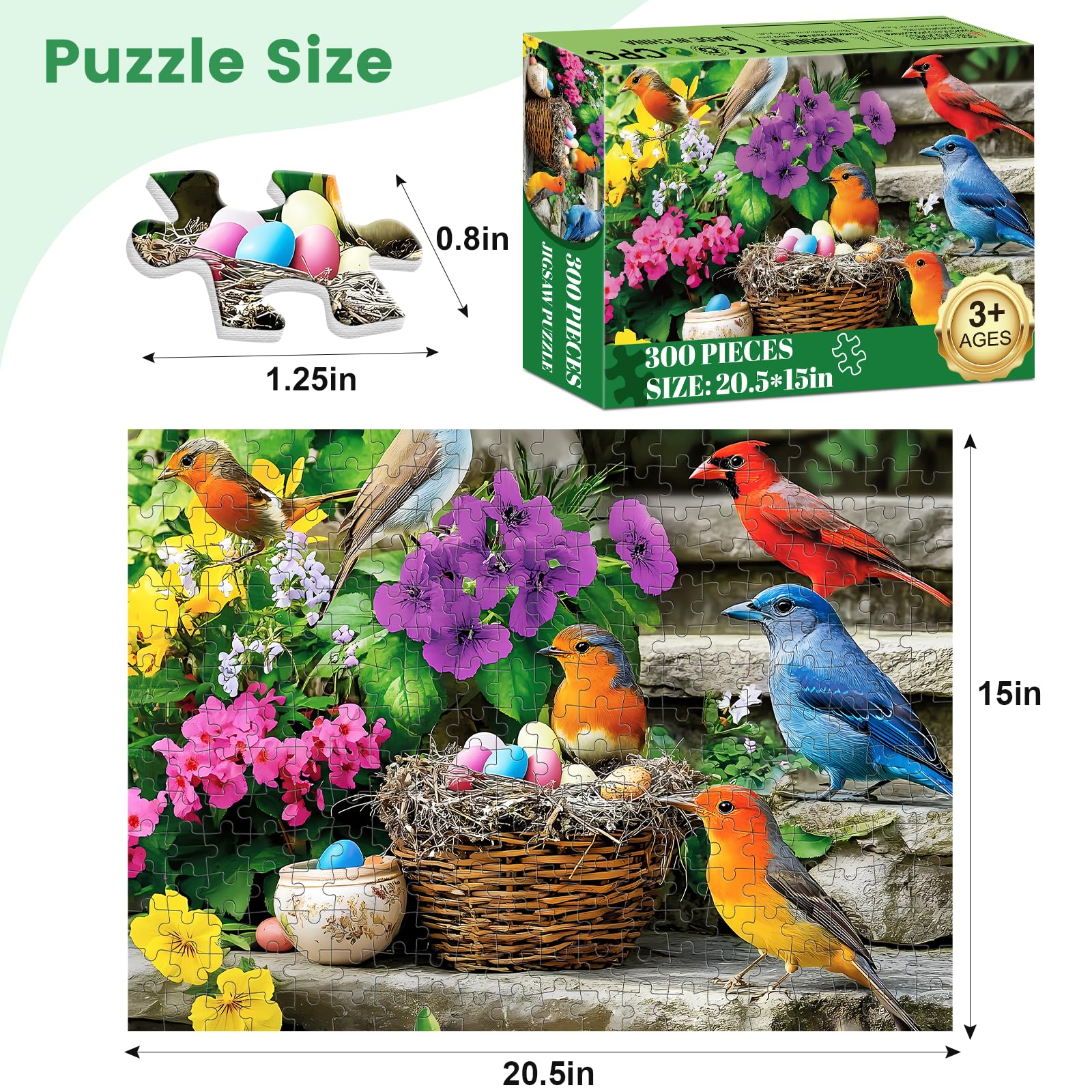 VOLUVOLU bird eggs and flowers close-up reveals bright details ideal for nature lovers.