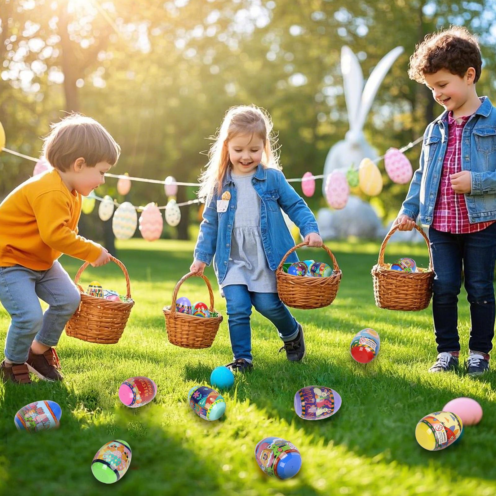 VOMAOK Easter eggs are perfect for baskets, classrooms, and party favors
