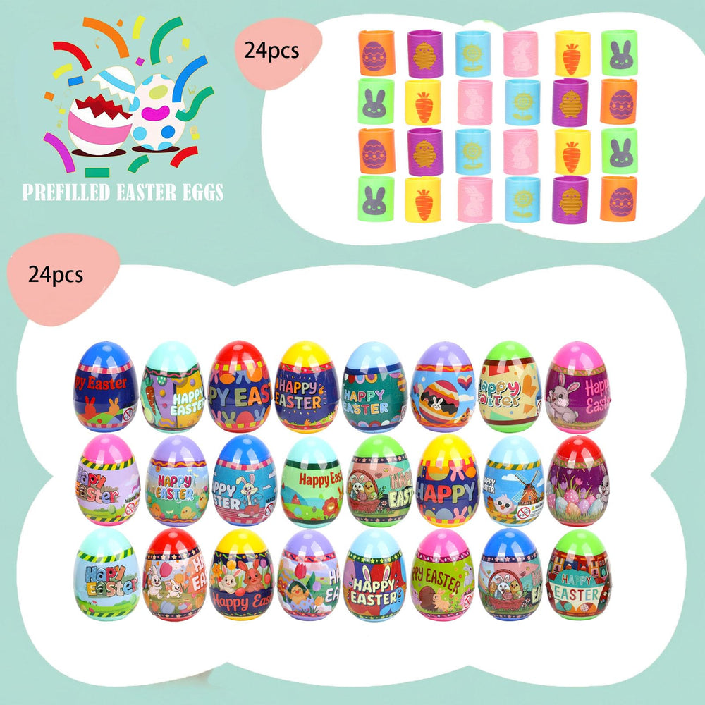 VOMAOK Easter eggs made from non-toxic plastic for safe play.