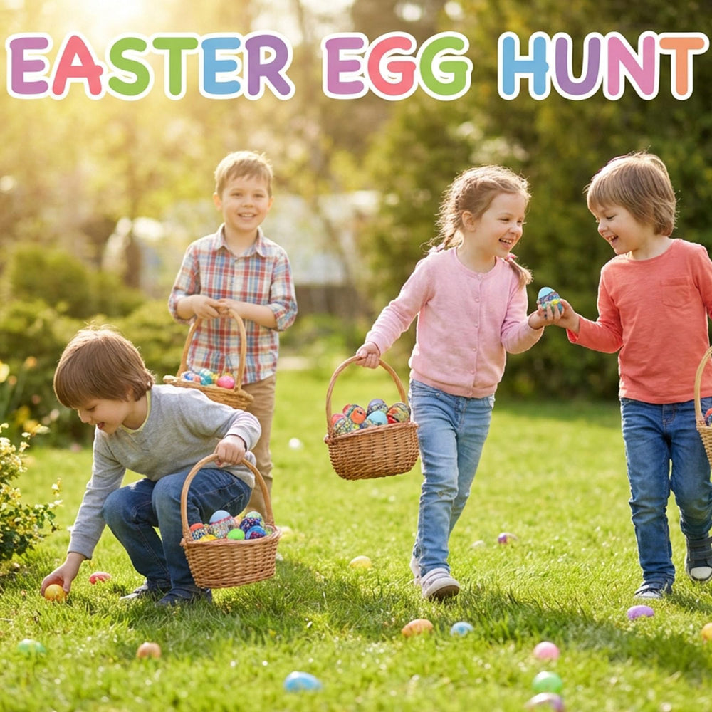 VOMAOK Easter hunting set encourages exploration and creativity.