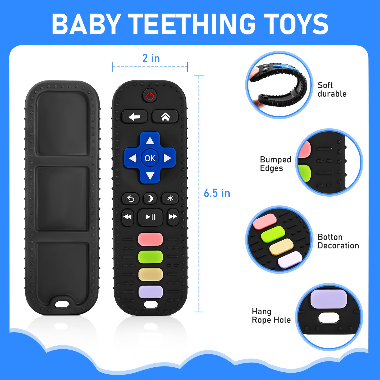 VoMii hand-grip teether aiding small-hand development during teething