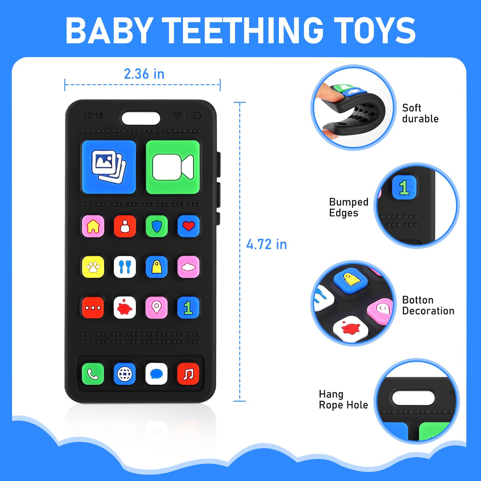VoMii infant teether gift idea suitable for 3–24 months