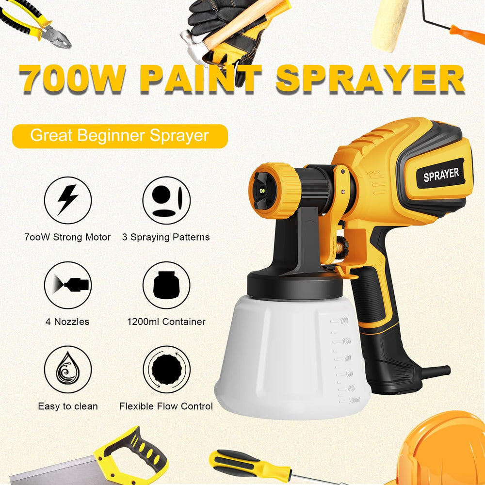 Vonforn spray patterns horizontal, vertical, and circular for wide coverage