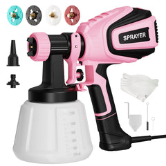 VONFORN paint sprayer with four nozzles for versatile finishes on furniture