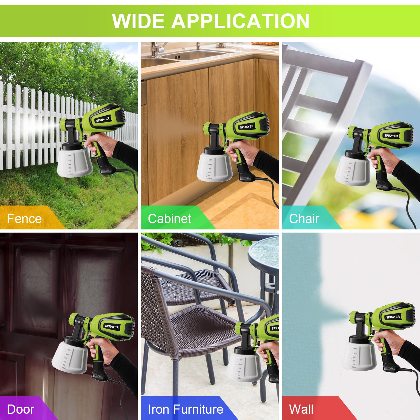 VONFORN kit includes multiple nozzles, filters, and cleaning tools for easy maintenance