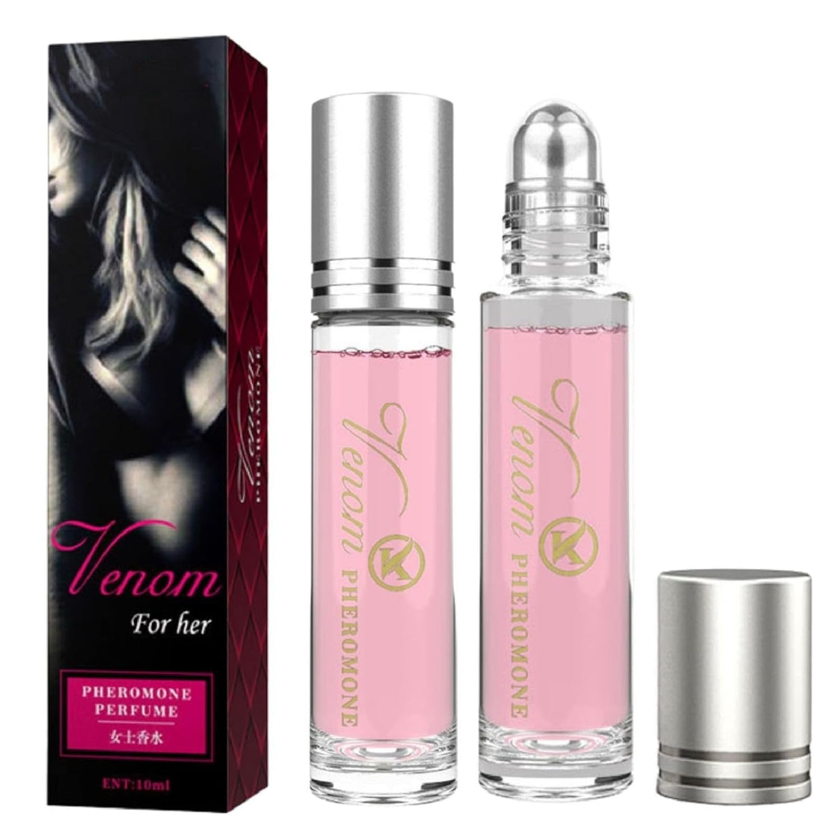 Vonical pheromone perfume bottle close-up with elegant design and lasting scent.