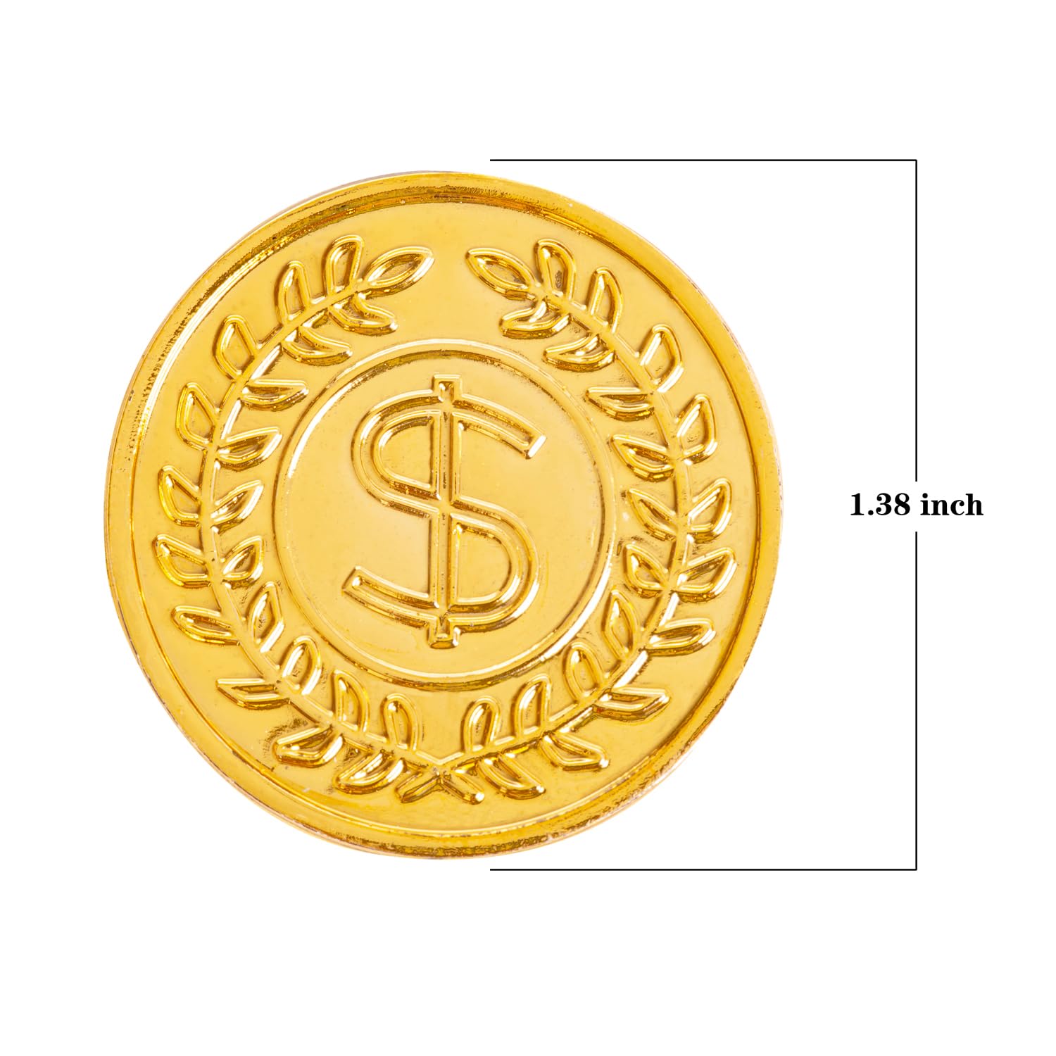 Vonokee coins ideal as reusable favors for festive prizes and games