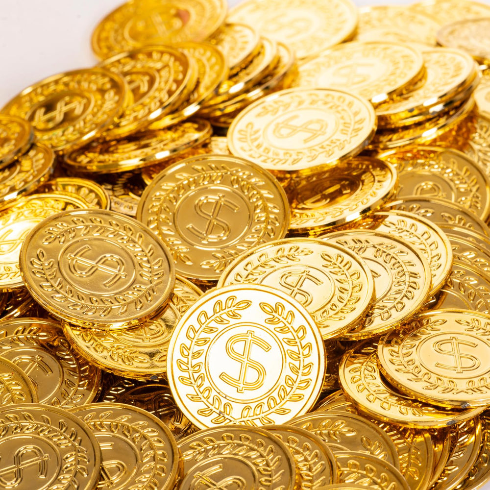 Vonokee pirate coins skull design for authentic pirate-themed displays