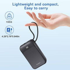 VONUV LED display battery status for at-a-glance charge levels.