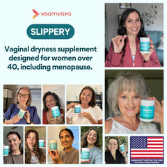 VoomVaya Slippery capsules in blister demonstrate convenient daily dosing.