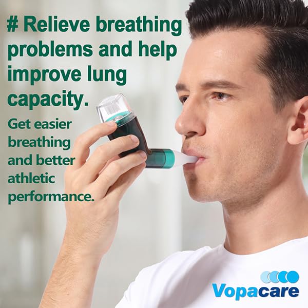 Vopacare transparent progress tracker displays exhalation training progress