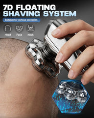 VOPH IPX7 waterproof shaver for versatile wet or dry use.