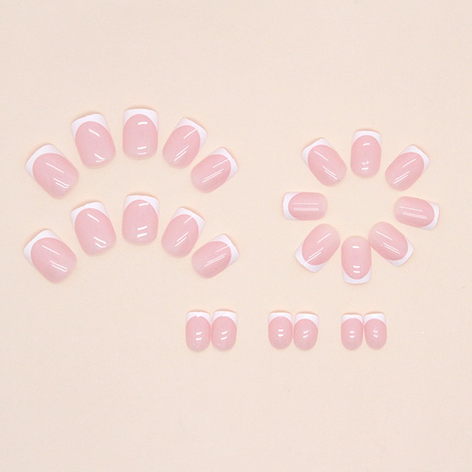 Vopintpy nail art DIY kit with file, stick, and adhesive tabs for customization