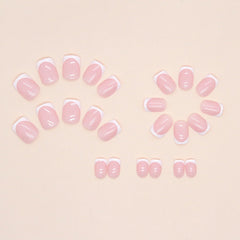 Vopintpy nail art DIY kit with file, stick, and adhesive tabs for customization