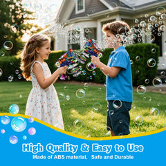 VORBLIX Bubble Gun durable ABS body built for active kid adventures.