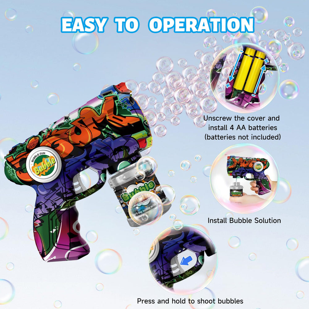 VORBLIX Bubble Gun supports outdoor play and physical activity.