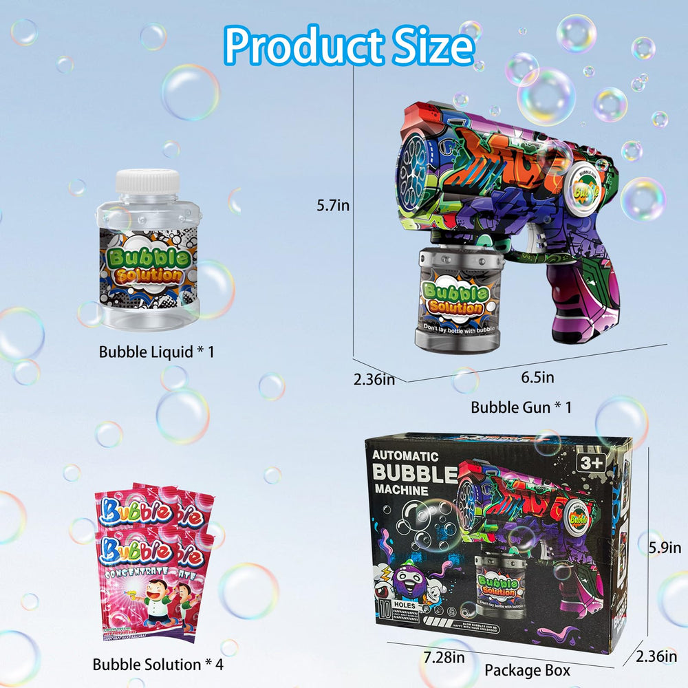 VORBLIX Bubble Gun safety design ensuring secure use for kids ages 3-8.