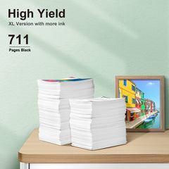 VOREDO 63XL cartridge compatibility with a wide range of HP DeskJet and OfficeJet models.