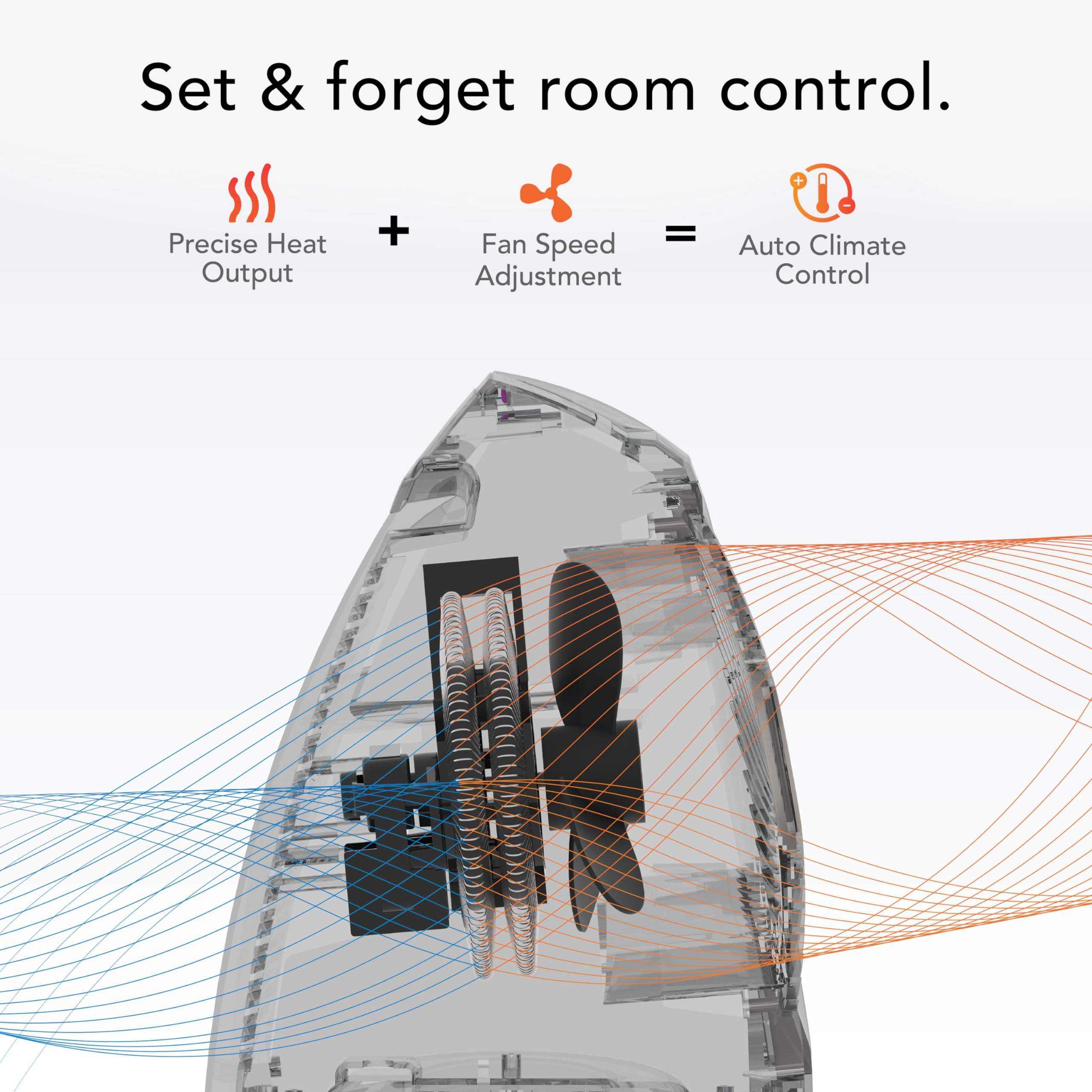 Vornado AVH10 auto climate control maintains your warmth with minimal effort.