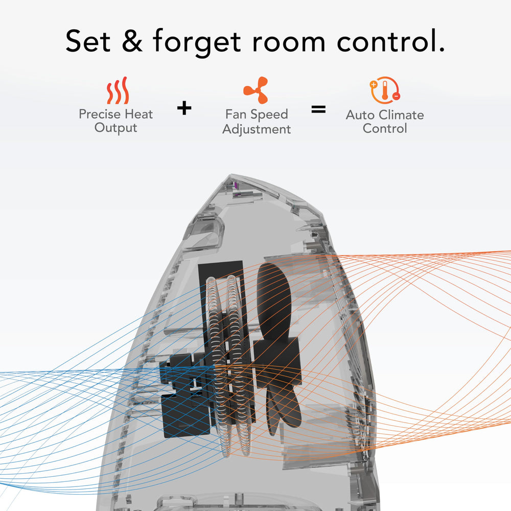 Vornado AVH10 auto climate control maintains your warmth with minimal effort.