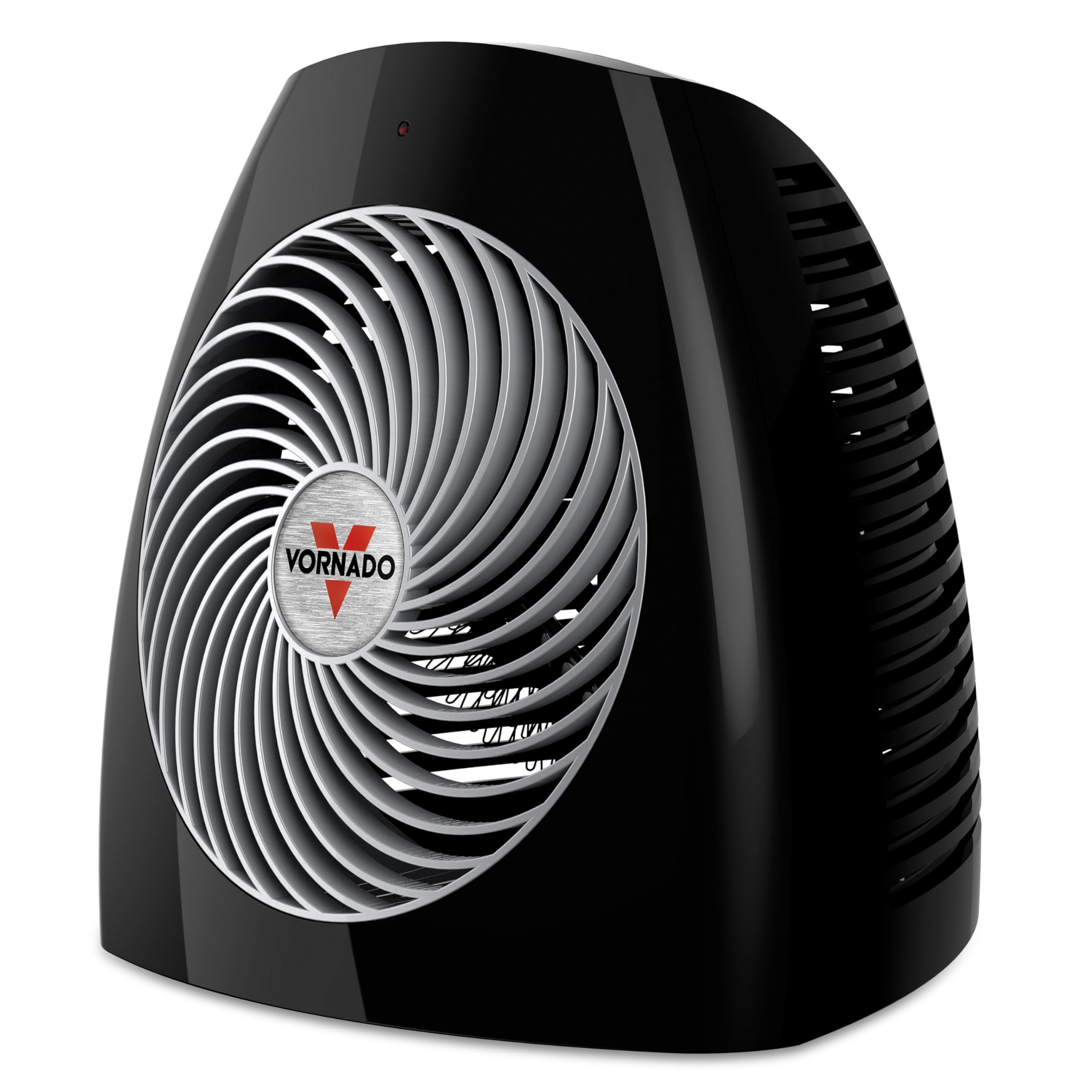 Vornado MVH-2025 front view showing compact heater ideal for small rooms and quick warmth
