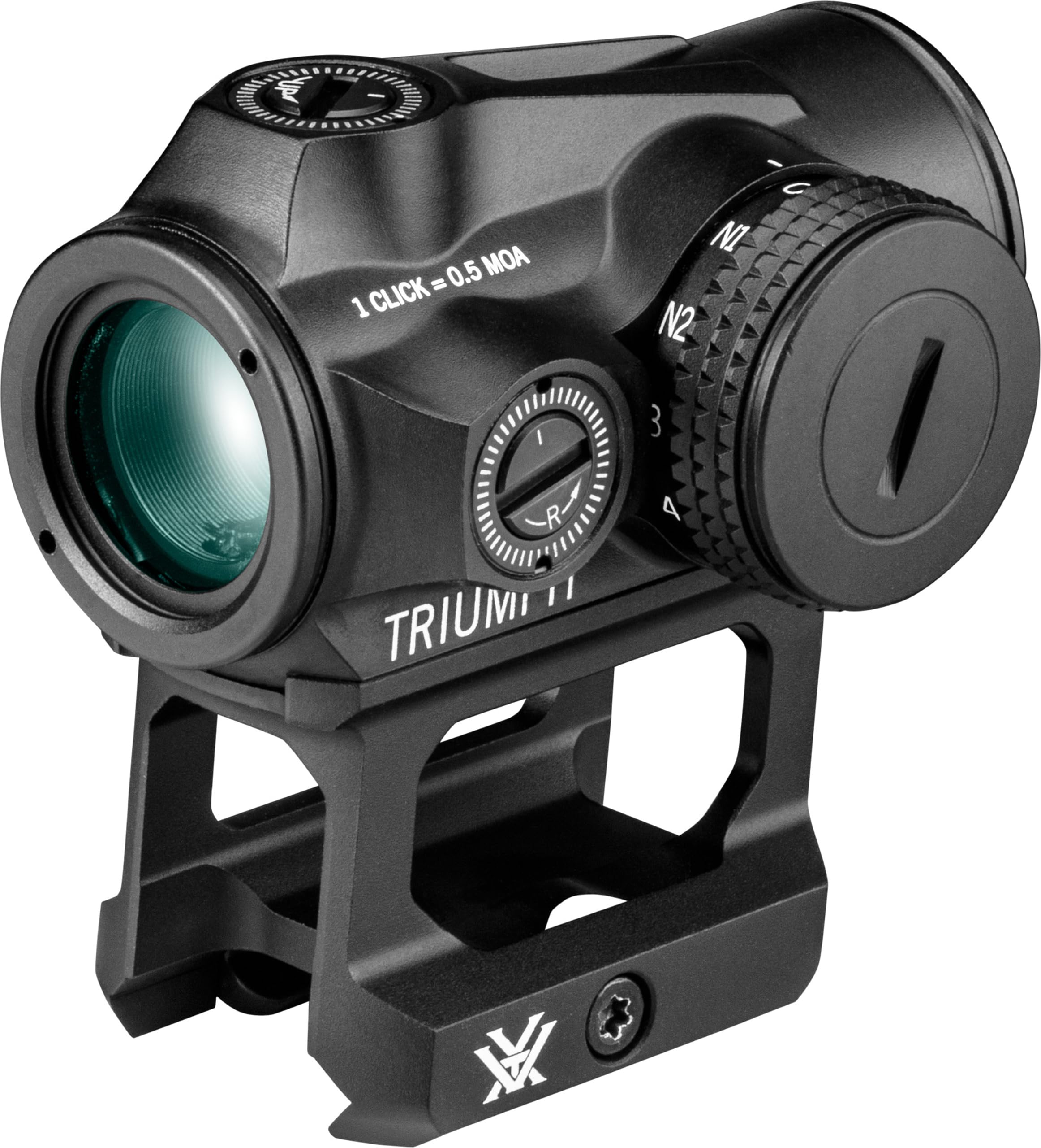 Vortex Triumph red dot sight motion-activated on for instant readiness