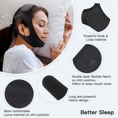 Breathable Vosaro strap fabric keeps skin cool through the night.
