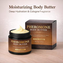 VOSETOKELA body butter nourishes skin with shea, cocoa, and coconut oils.