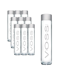 VOSS artesian still water bottle showing pristine Norwegian purity.