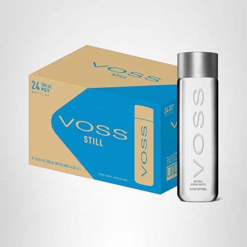 VOSS pure water taste test visuals suggest crisp, clean hydration for daily moments.