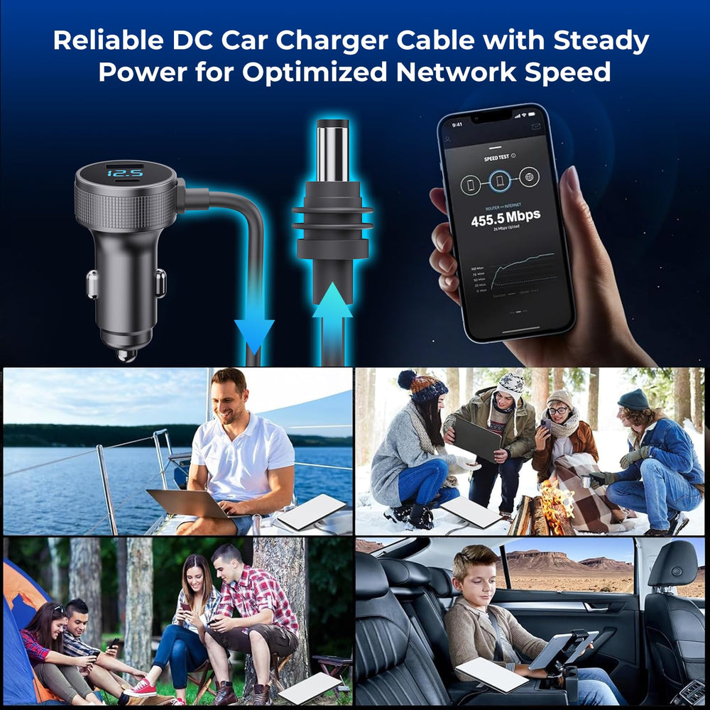 Vostolobo Starlink Mini on-road dual-port usage for multiple devices.