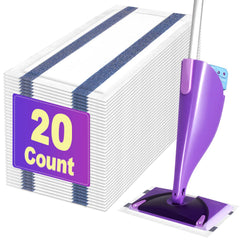 Vowanop mop pads for Swiffer compatibility; quick attachment for fast floor cleaning