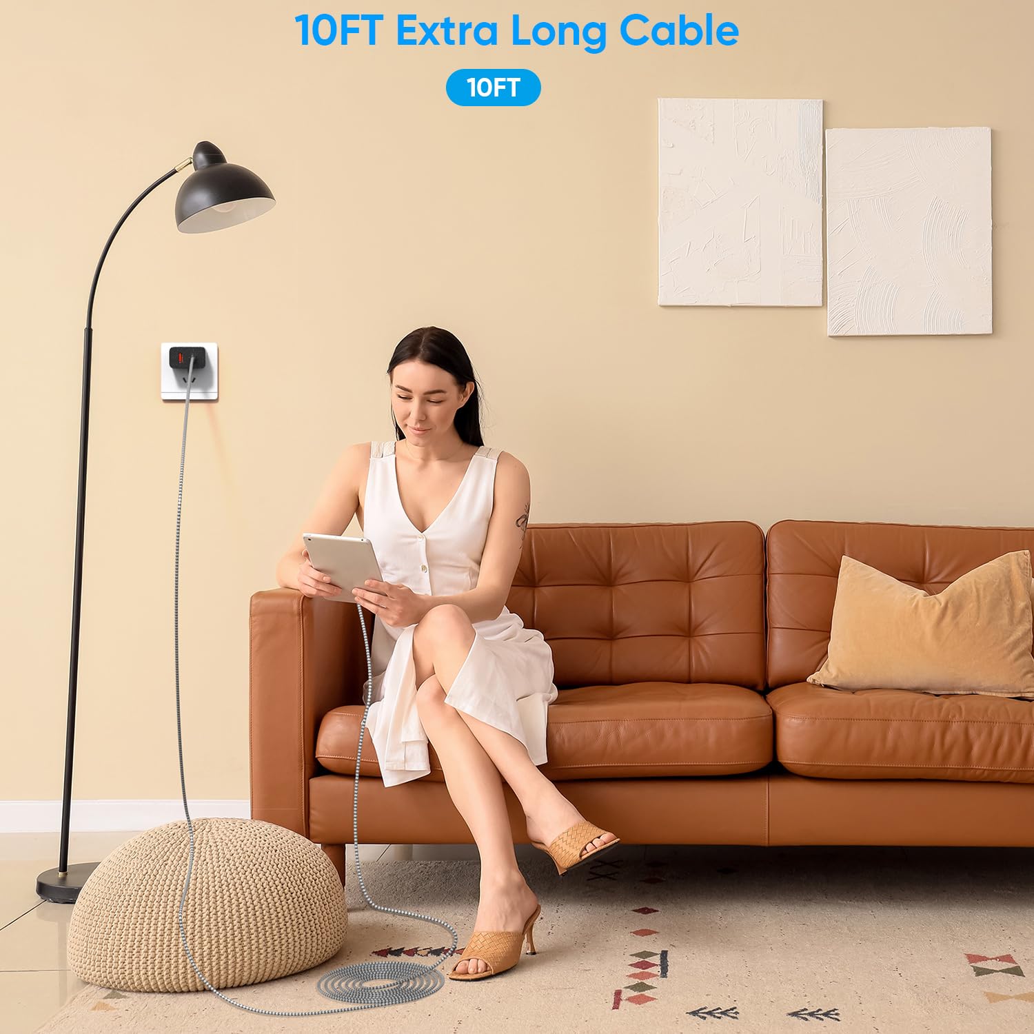 VOWSVOWS compact dual-pack charger set for home and travel.