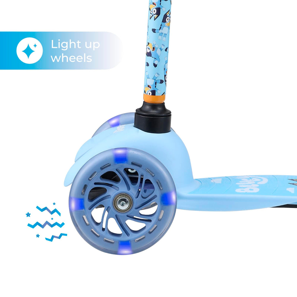 Voyager Bluey scooter foot-activated brake for quick stops
